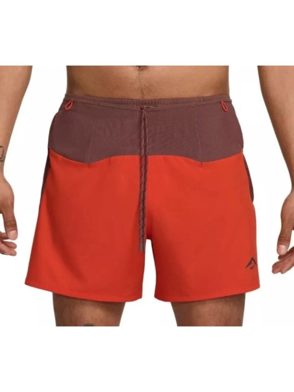 Men Nike Trail Second Sunrise 5" Brief-Lined Running Shorts Red HJ3572-633 Sz M